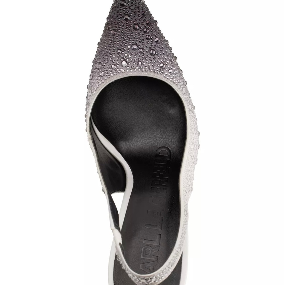 Karl Lagerfeld Paris brand new Pointed-Toe Slingback Pumps 6.5 - Picture 3 of 7